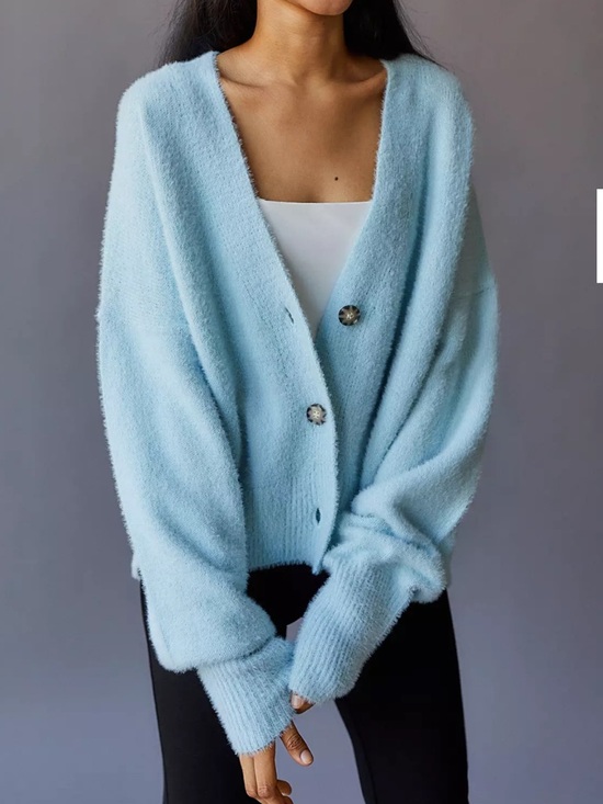 Urban Outfitters Sweaters - Urban Outfitters Thea Fuzzy Cardigan